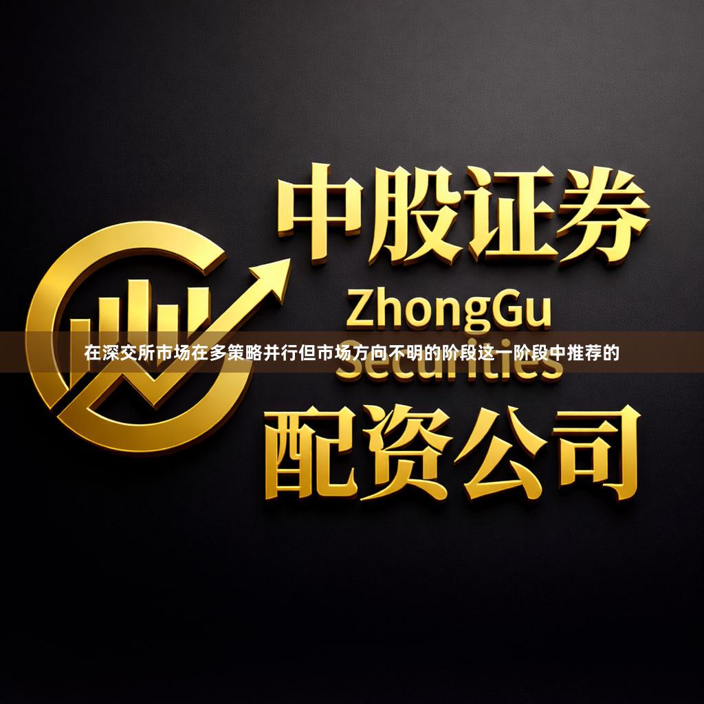 在深交所市场在多策略并行但市场方向不明的阶段这一阶段中推荐的