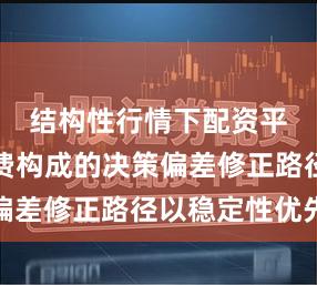 结构性行情下配资平台手续费构成的决策偏差修正路径以稳定性优先